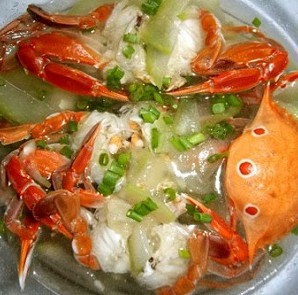 canh ghe nau bau