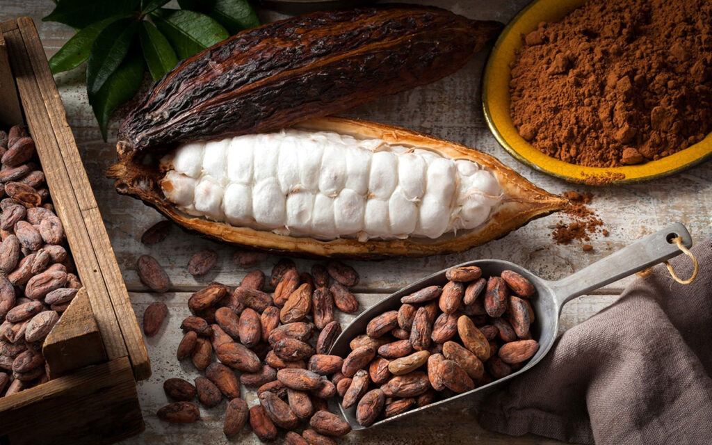 Được làm từ cacao, chocolate là nguyên liệu cho rất nhiều loại bánh kẹo và là món ăn rất được yêu thích bởi hương vị ngọt ngào thơm ngon