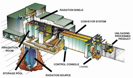 Chiếu xạ thực phẩm là một công nghệ đảm bảo an toàn về mặt vệ sinh thực phẩm và rất kinh tế. Hiện nay trên thế giới có trên 30 nước sử dụng