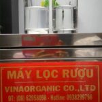 Máy lọc rượu trước và sau khi lọc