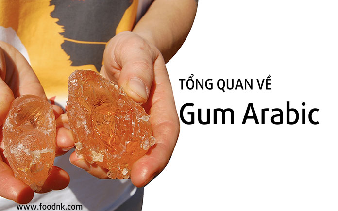 Gum arabic (acacia gum, INS 414) là một loại keo thực phẩm có nguồn gốc tự nhiên được chiết từ nhựa loại cây acacia và đã được sử dụng làm