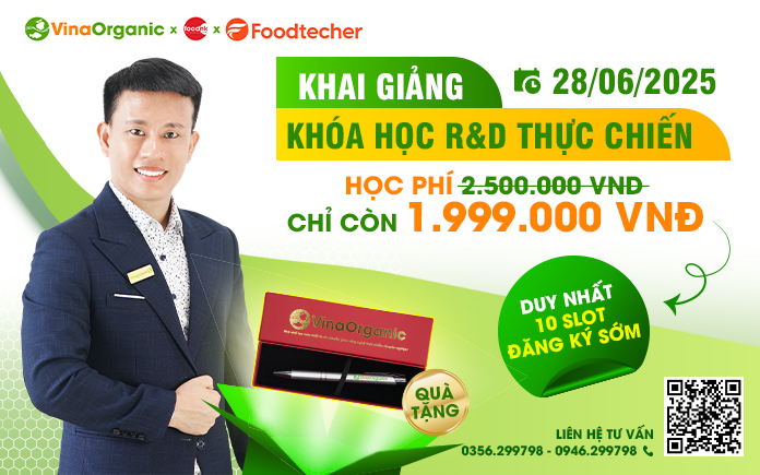 Chính thức mở cổng tuyển sinh khóa học R&D Thực Chiến trong tháng 6 này! Hãy cùng tìm hiểu chi tiết khoá học ngay dưới nhé!
