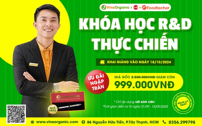 Khoá học R&D thực chiến tháng 10 chính là cơ hội để bạn trang bị những kỹ năng thực tế, nâng cao chuyên môn và tự tin hơn trong công việc.